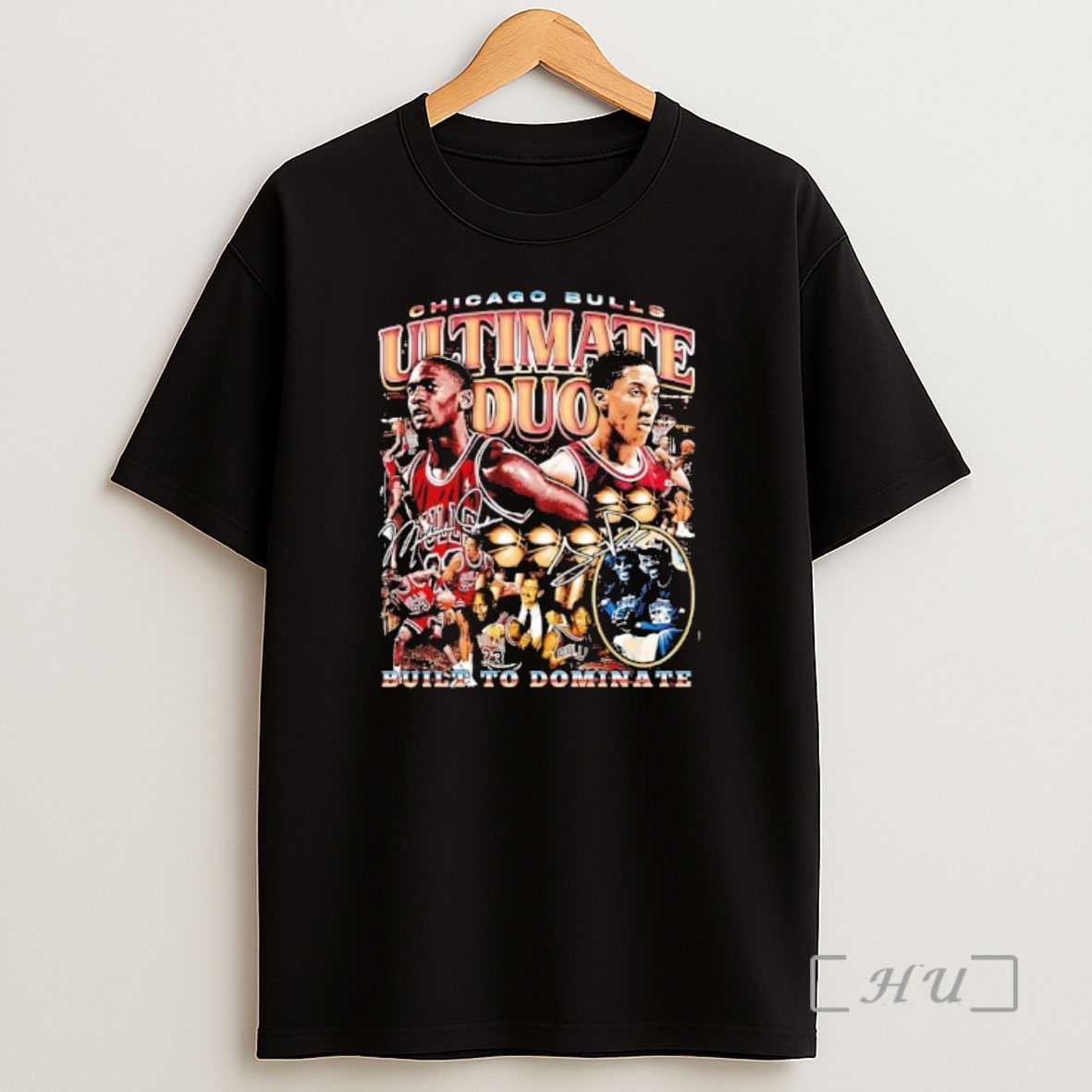 Officials Scottie Pippen And Michael Jordan Ultimate Duo Built To Dominate Chicago Bulls Shirt Sweatshirt Tee