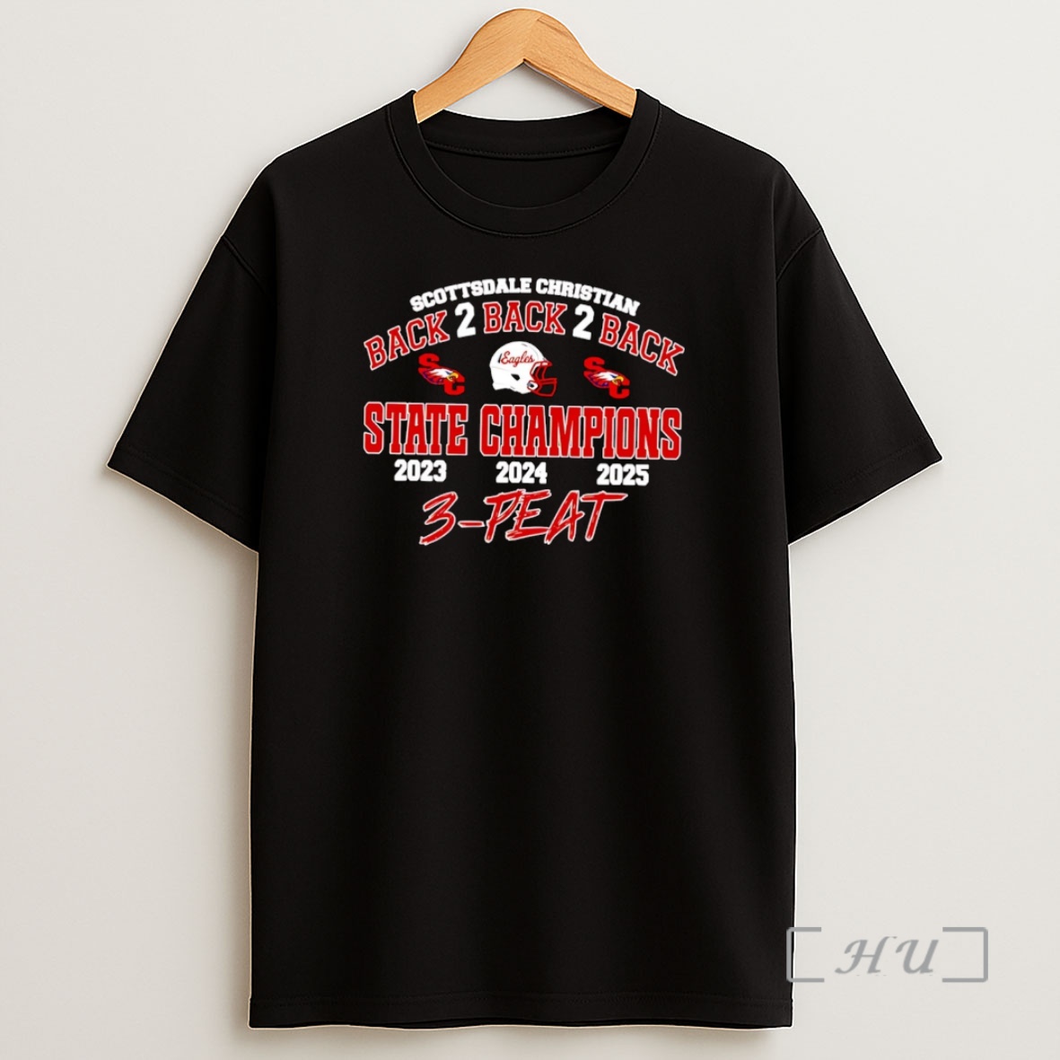 Officials Scottsdale Christian Eagles 2025 Back2back2back State Champions Christmas Premium Shirt Sweatshirt Tee