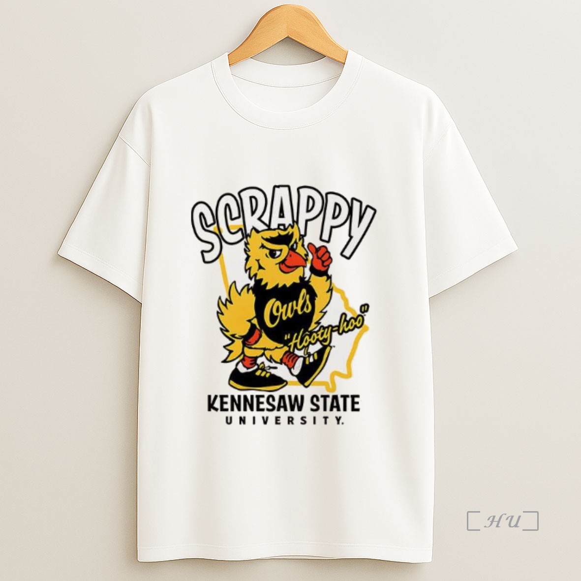 Officials Scrappy Kennesaw State Owls University Mascot Premium Shirt Sweatshirt Tee