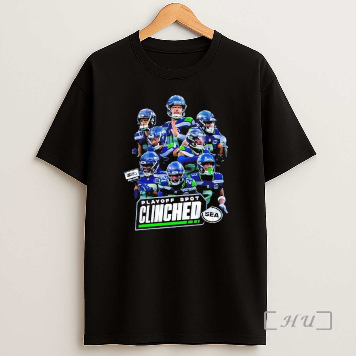 Officials Seahawks Playoff Spot Clinched 2025 Shirt Sweatshirt Tee