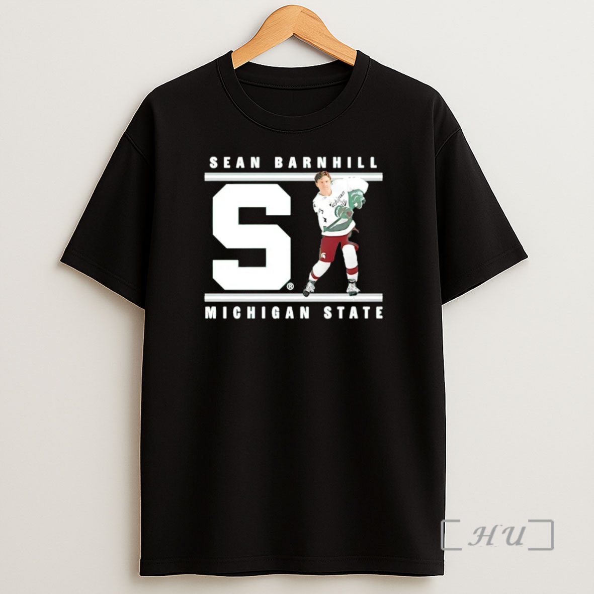 Officials Sean Barnhill Michigan State Hockey Illustrated Christmas Premium Shirt Sweatshirt Tee