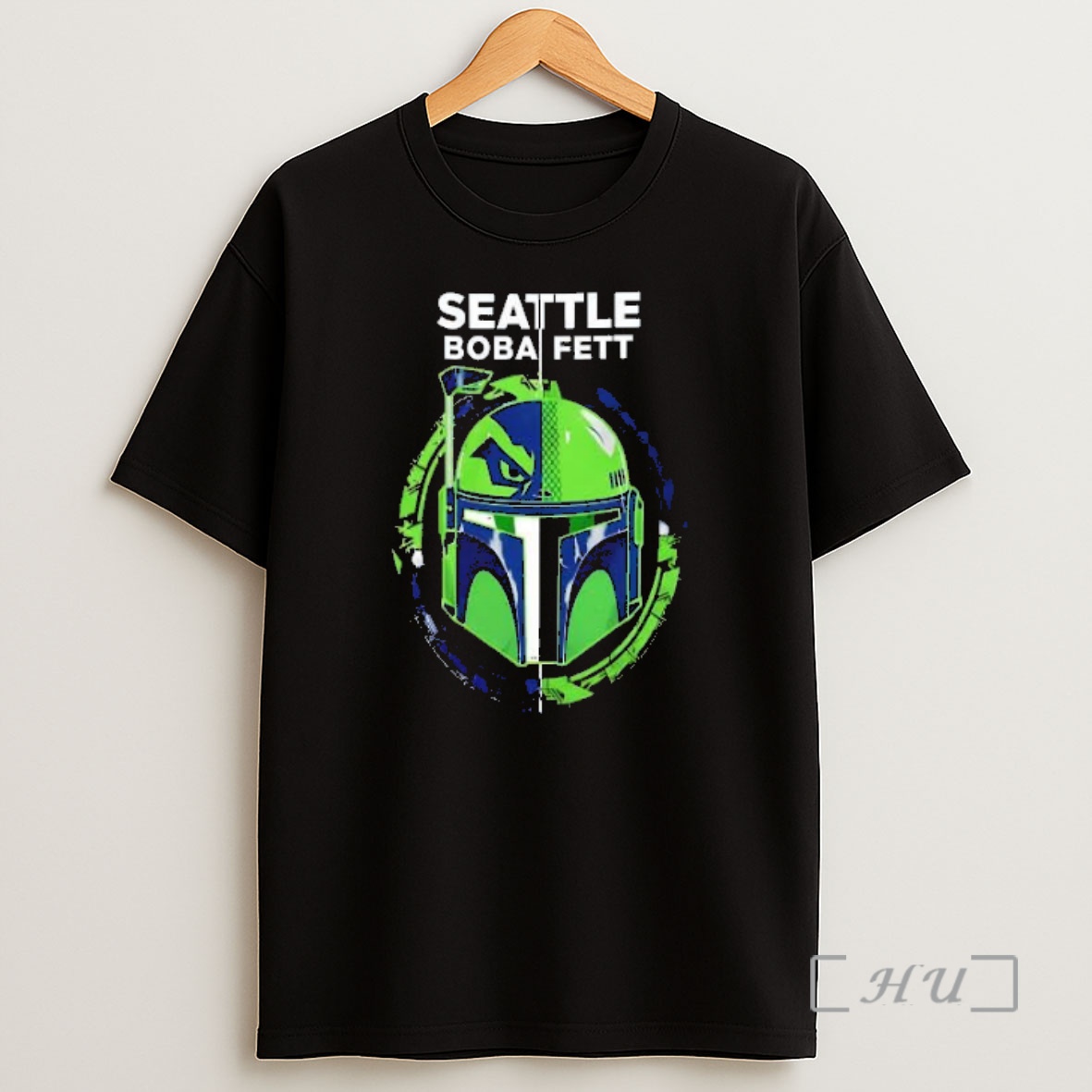Officials Seattle Seahawks Boba Fett Football Bounty Hunter Two Side A1 Shirt Sweatshirt Tee