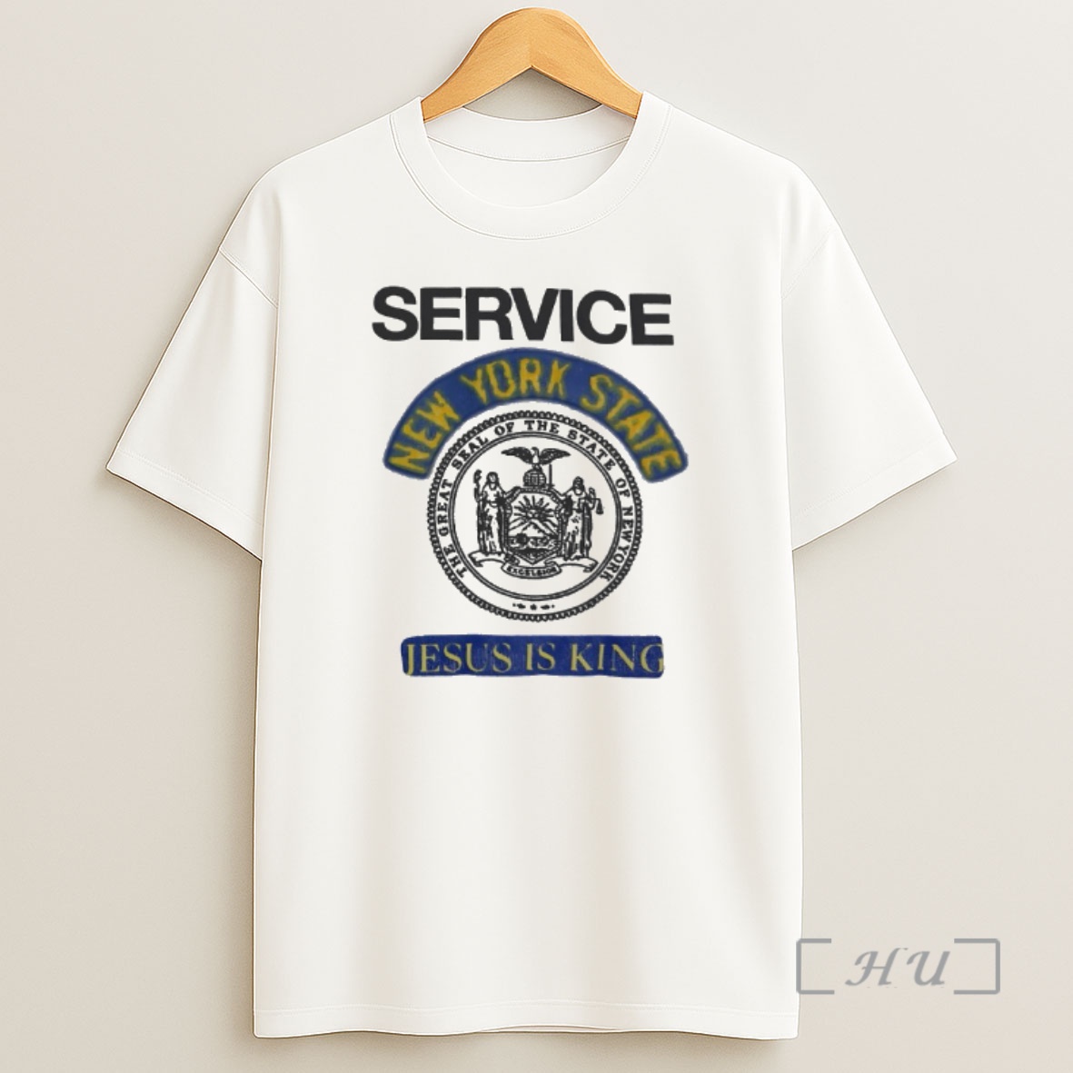 Officials Service Jesus Is King The Great Seal Of The State Of New York Premium Shirt Sweatshirt Tee