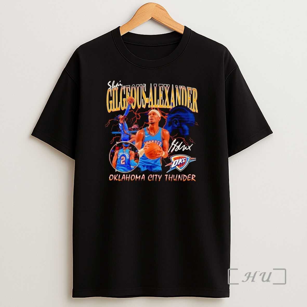 Officials Shai Gilgeous Alexander Player Collage Oklahoma City Thunder Premium Shirt Sweatshirt Tee