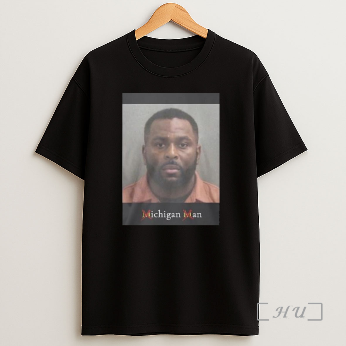 Officials Sherrone Moore Mugshot Meme Michigan Man Circle Black Shirt Sweatshirt Tee