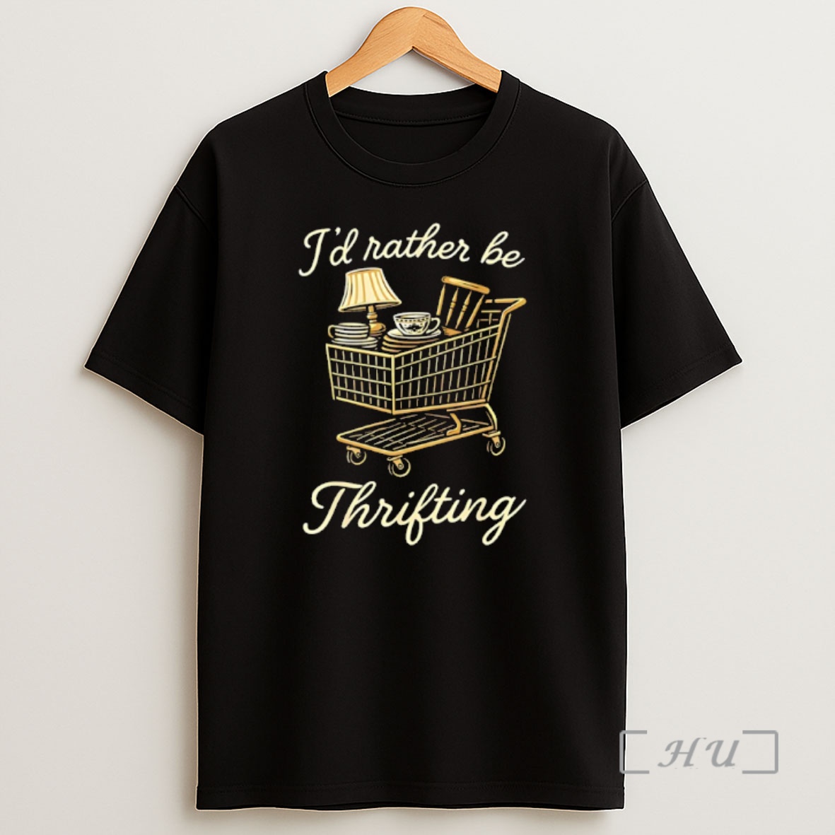 Officials Shopping Cart Id Rather Be Thrifting Vintage Shirt Sweatshirt Tee