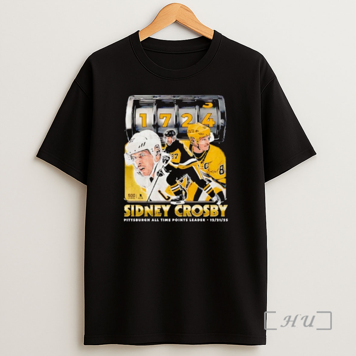 Officials Sidney Crosby 87 Pittsburgh Penguins All Time Points Leader 1724 Shirt Sweatshirt Tee