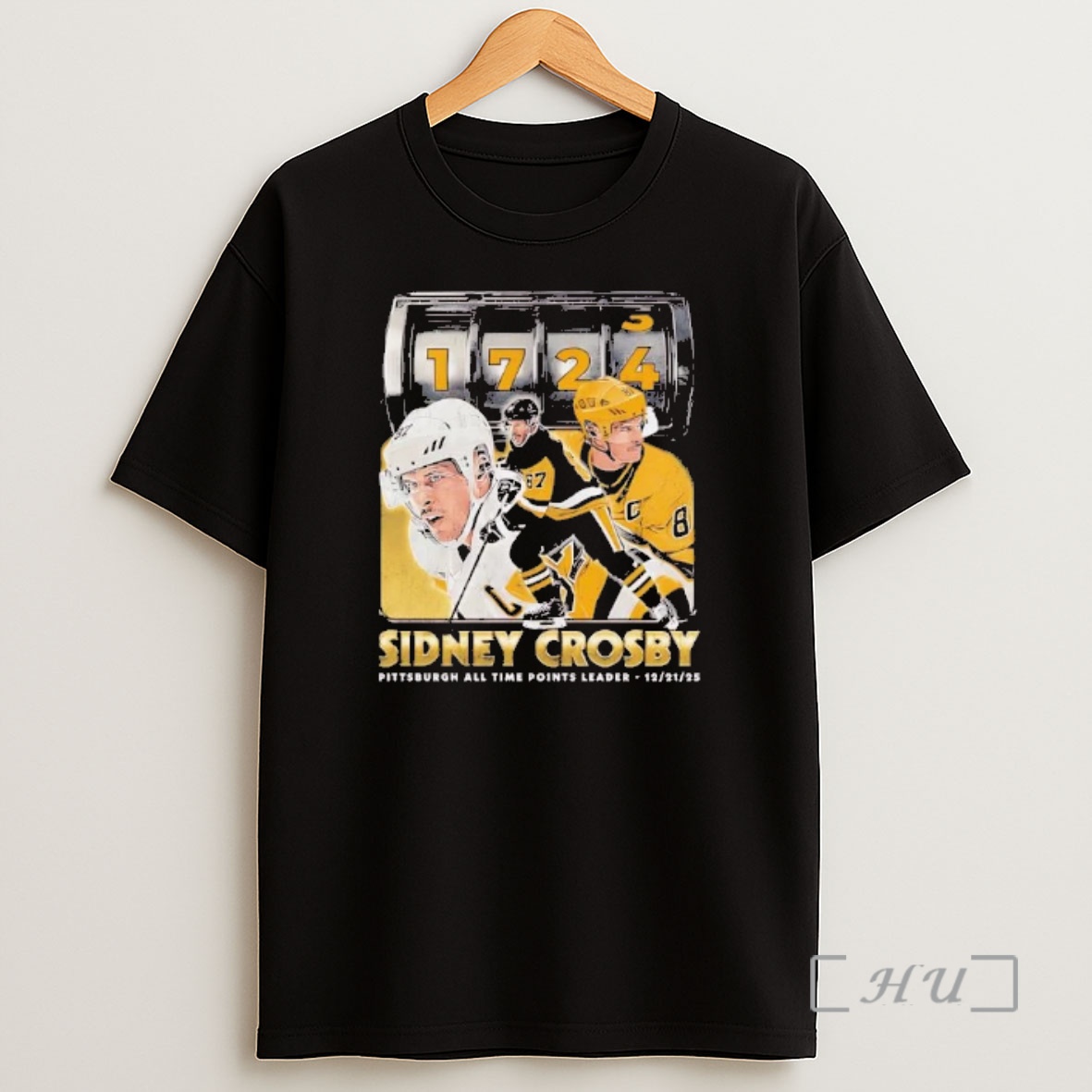 Officials Sidney Crosby Pittsburgh Penguins 1724 All Time Points Leader Shirt Sweatshirt Tee