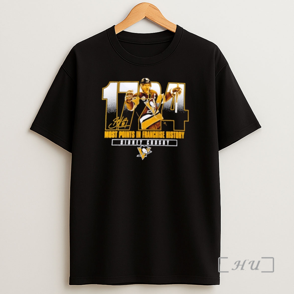 Officials Sidney Crosby Pittsburgh Penguins Nhl 1724 Most Points In Franchise History Shirt Sweatshirt Tee