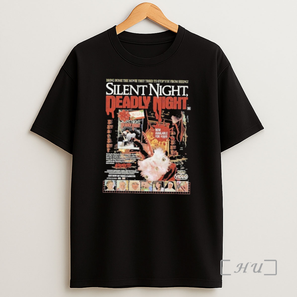 Officials Silent Night Deadly Night Now On Videocassette Shirt Sweatshirt Tee