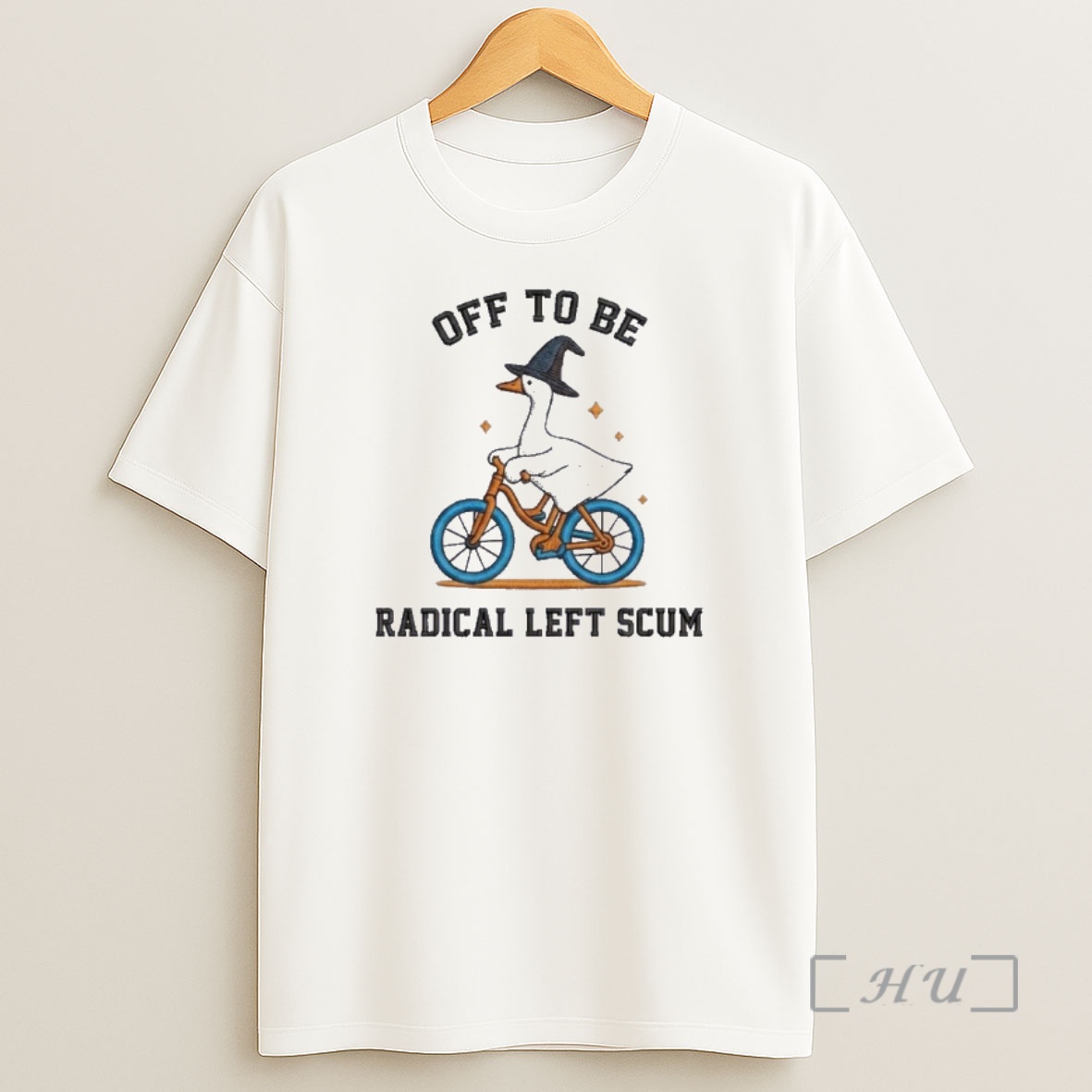 Officials Silly Goose On Bicycle Off To Be Radical Left Scum Shirt Sweatshirt Tee