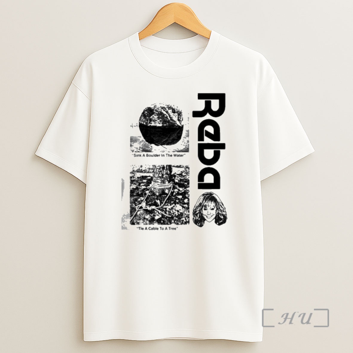 Officials Sink A Boulder In The Water And Tie A Cable To A Shirt Sweatshirt Tee