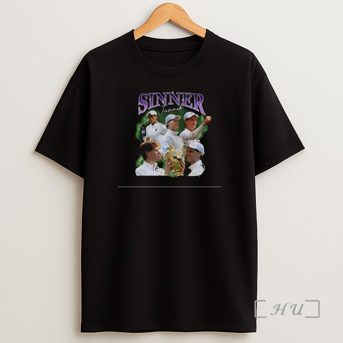 Officials Sinner Jannik Champion 2025 Wimby Bootleg Graphic Shirt Sweatshirt Tee
