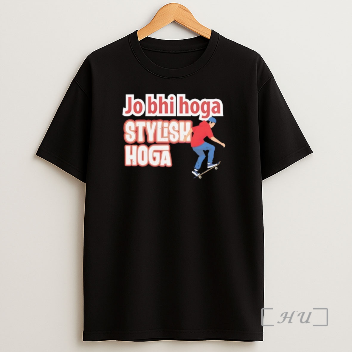 Officials Skateboarding Jo Bhi Hoga Stylish Hoga Shirt Sweatshirt Tee