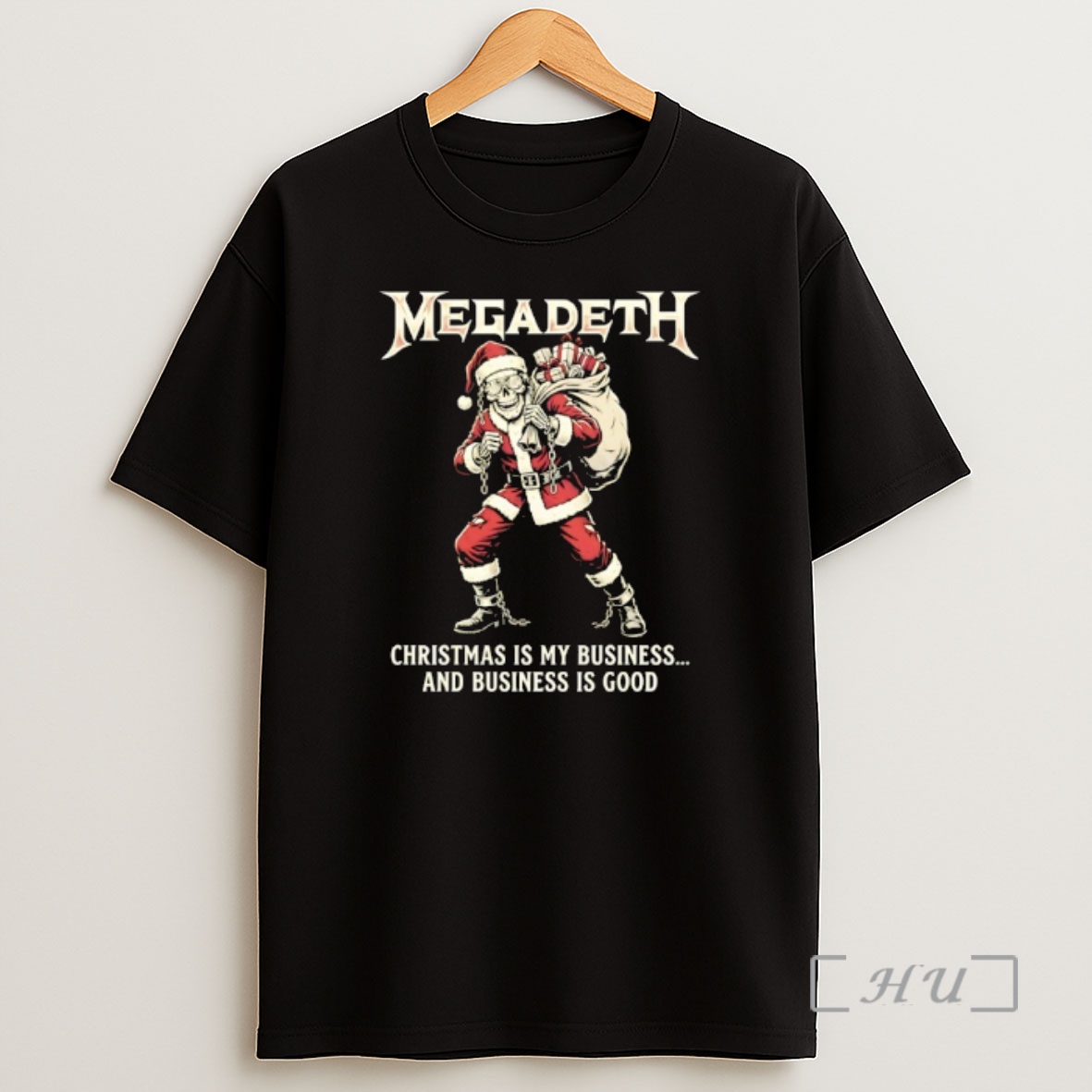 Officials Skeleton Megadeth Christmas Is My Business And Business Is Good Shirt Sweatshirt Tee