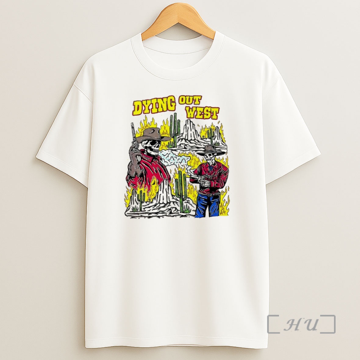 Officials Skeleton Dying Out West Premium Shirt Sweatshirt Tee