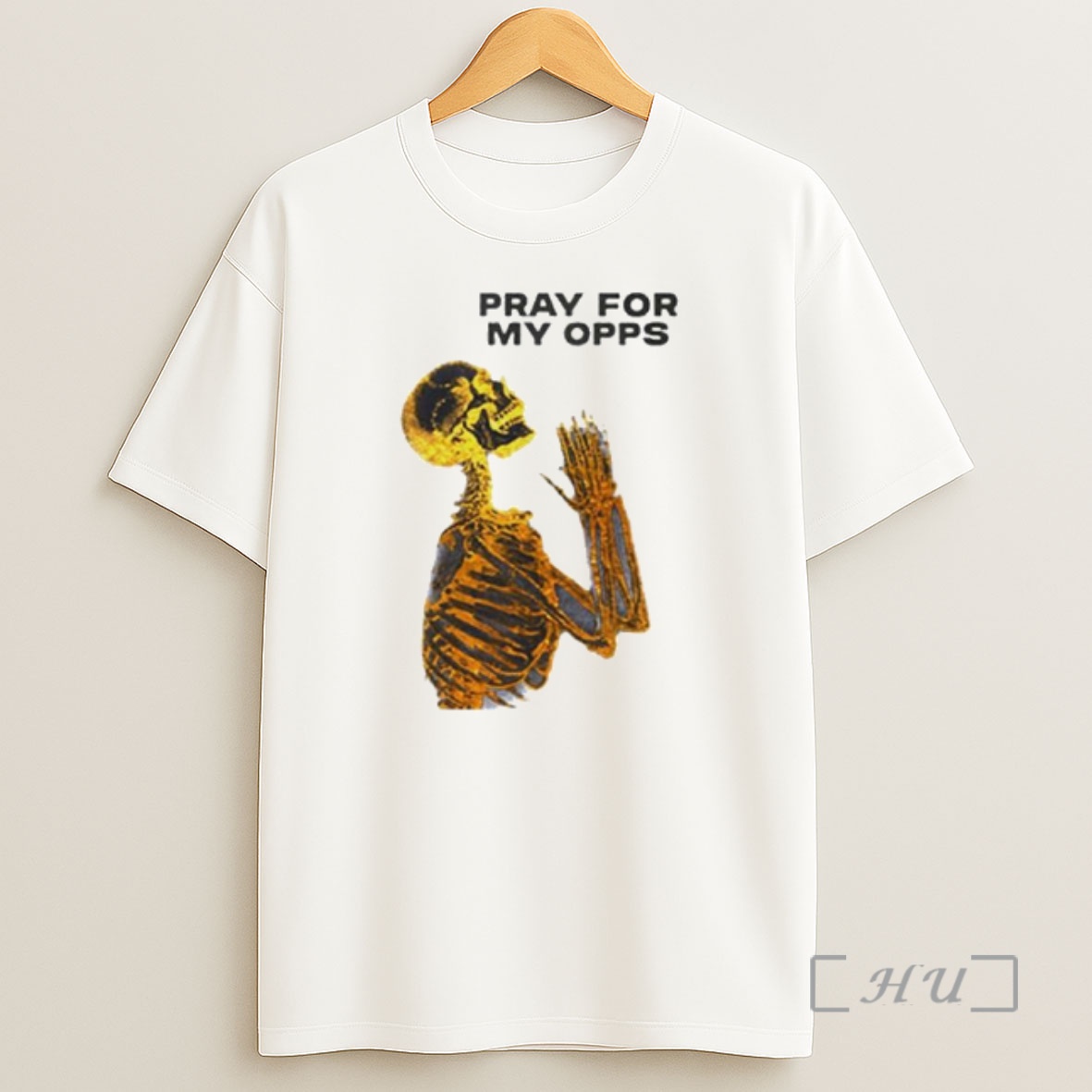 Officials Skeleton Pray For My Opps Ornaments Shirt Sweatshirt Tee