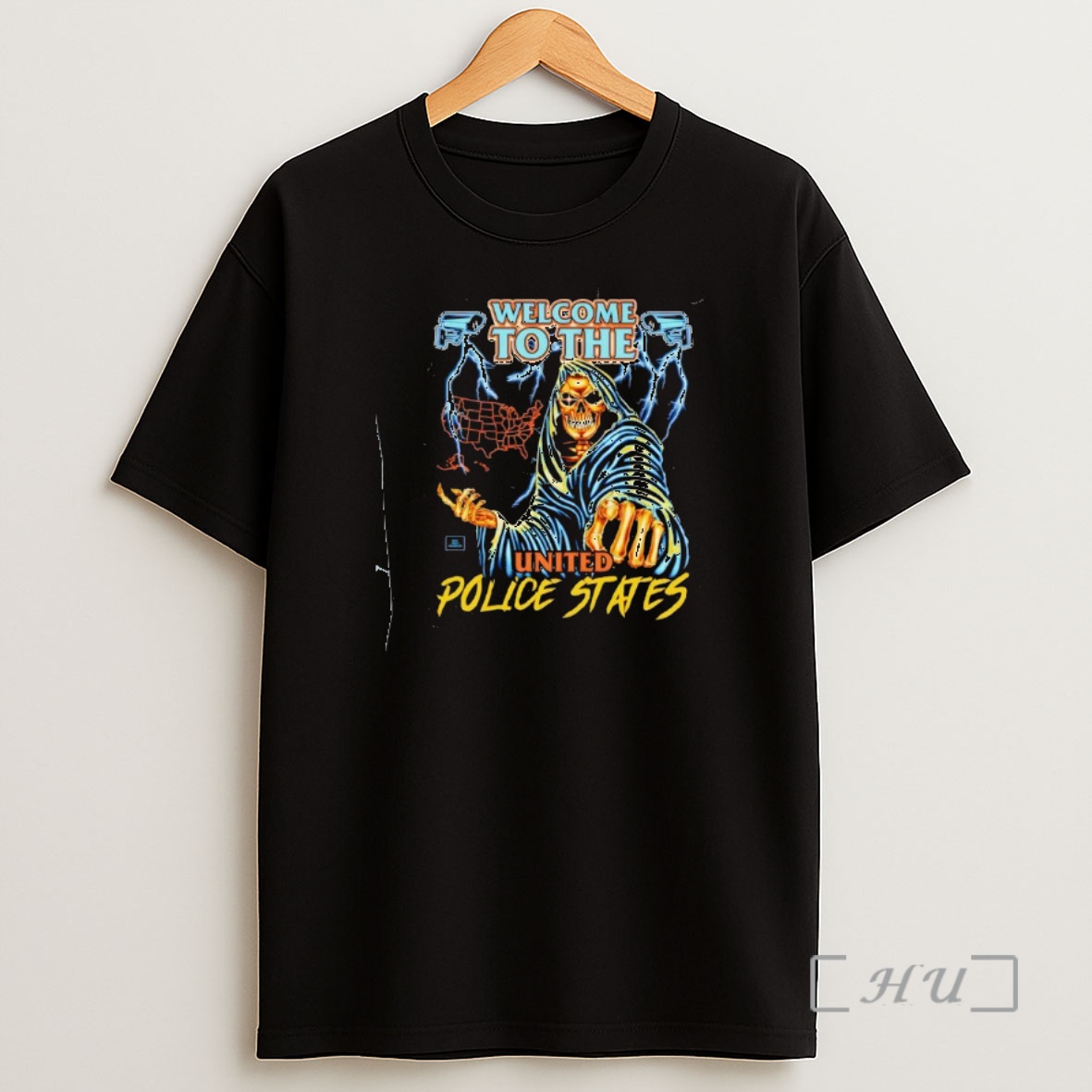 Officials Skeleton Welcome To The United Police States Shirt Sweatshirt Tee