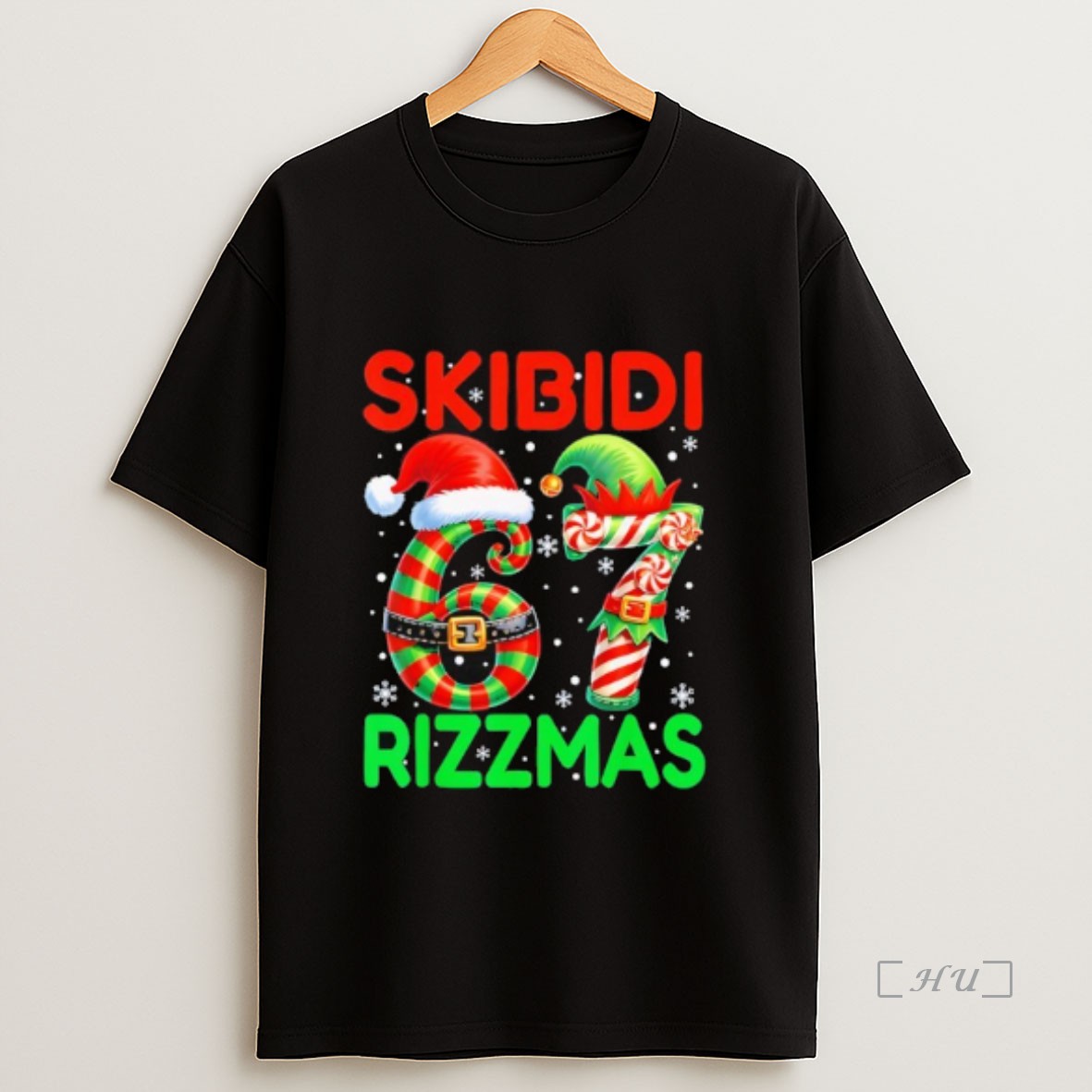 Officials Skibidi 67 Rizzmas Funny Six Seven Meme Christmas Premium Shirt Sweatshirt Tee