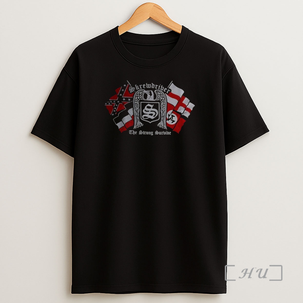Officials Skrewdriver The Strong Survive Flag Shirt Sweatshirt Tee