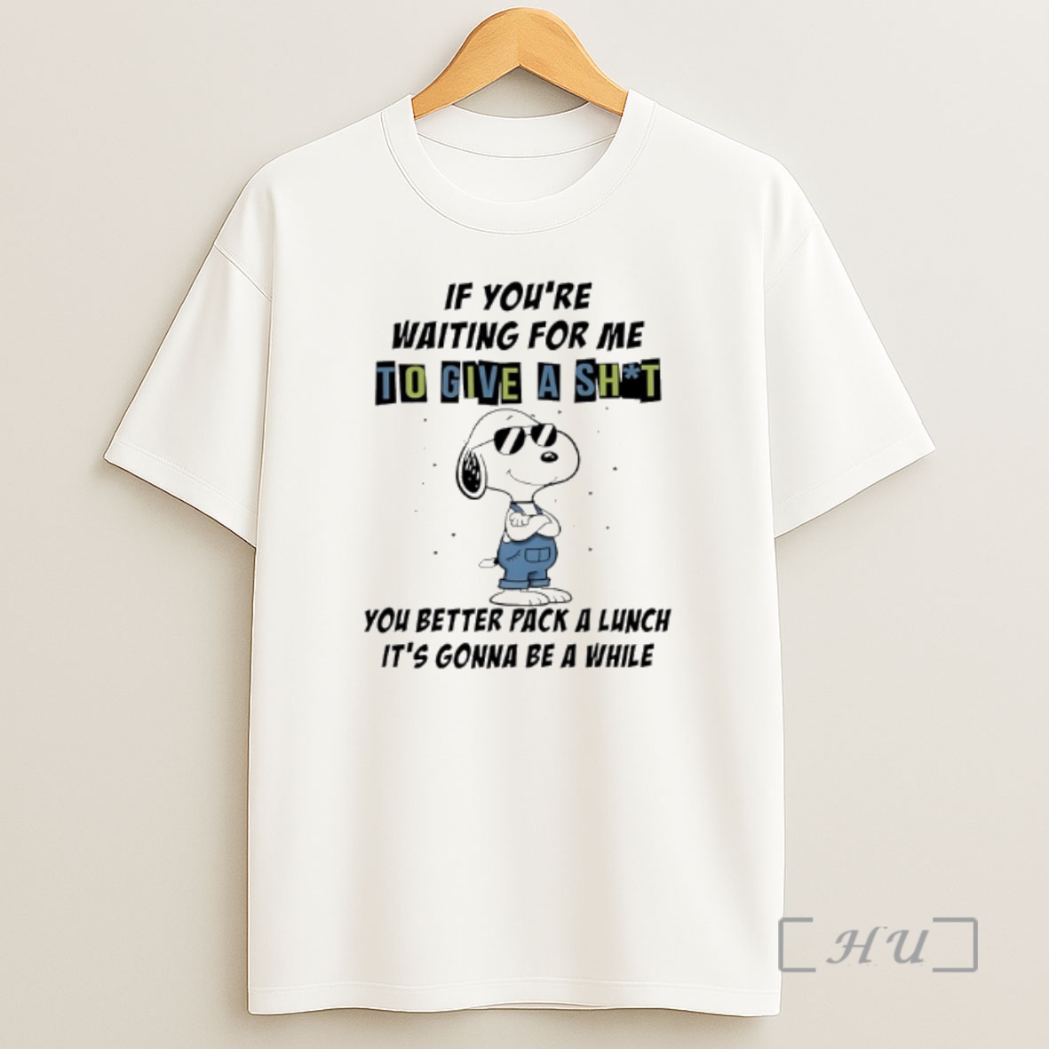 Officials Skull If Youre Waiting For Me To Give A Sht You Better Pack A Lunch Its Gonna Be A While Shirt Sweatshirt Tee