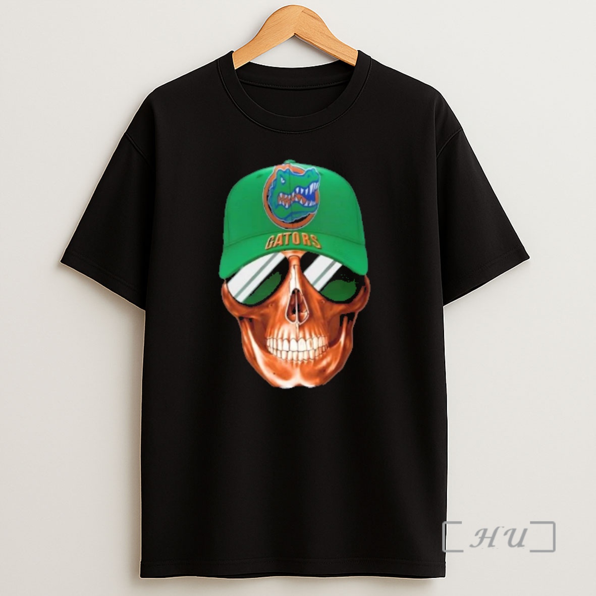 Officials Skull Wearing A Cap And Smile Florida Gators Fans Shirt Sweatshirt Tee
