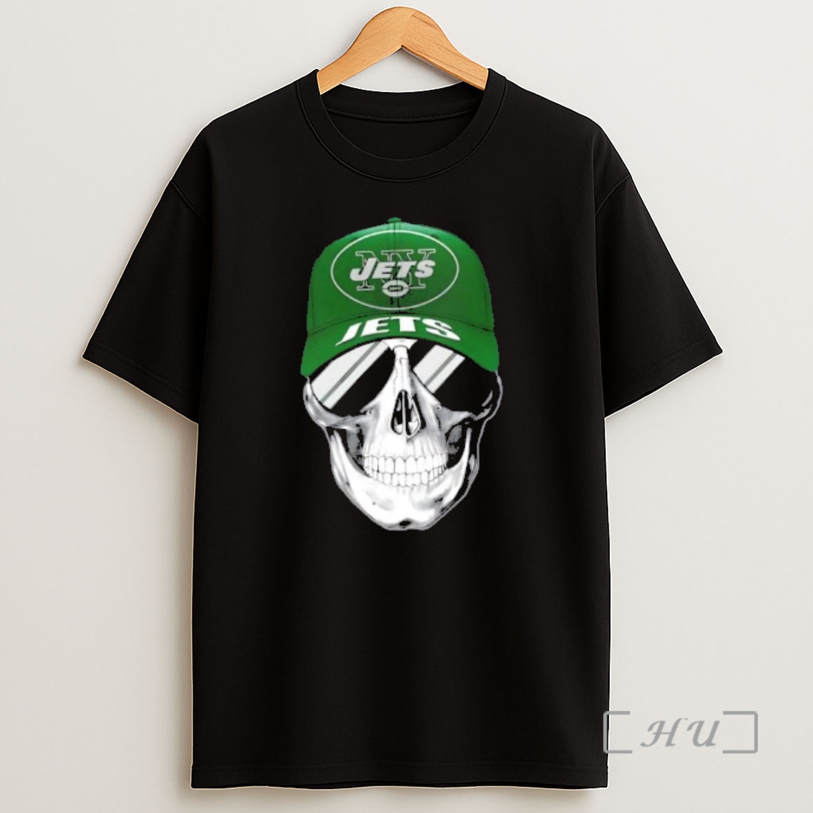 Officials Skull Wearing A Cap And Smile New York Jets Fans Shirt Sweatshirt Tee