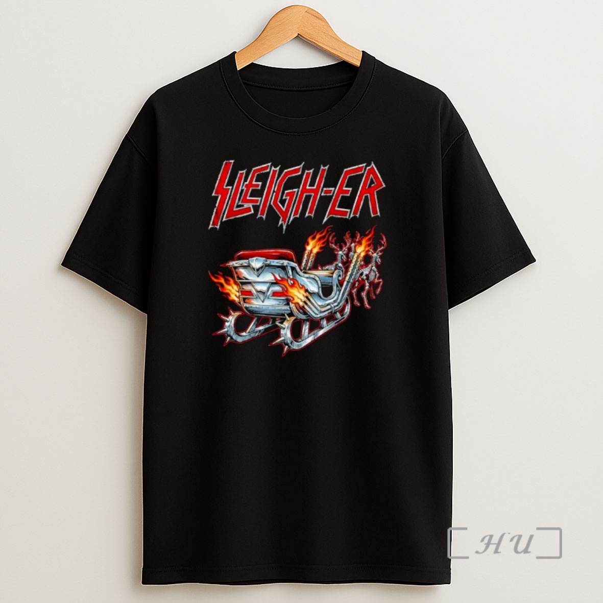 Officials Sleigh Er Flaming Sleigh Holiday Ornaments Shirt Sweatshirt Tee