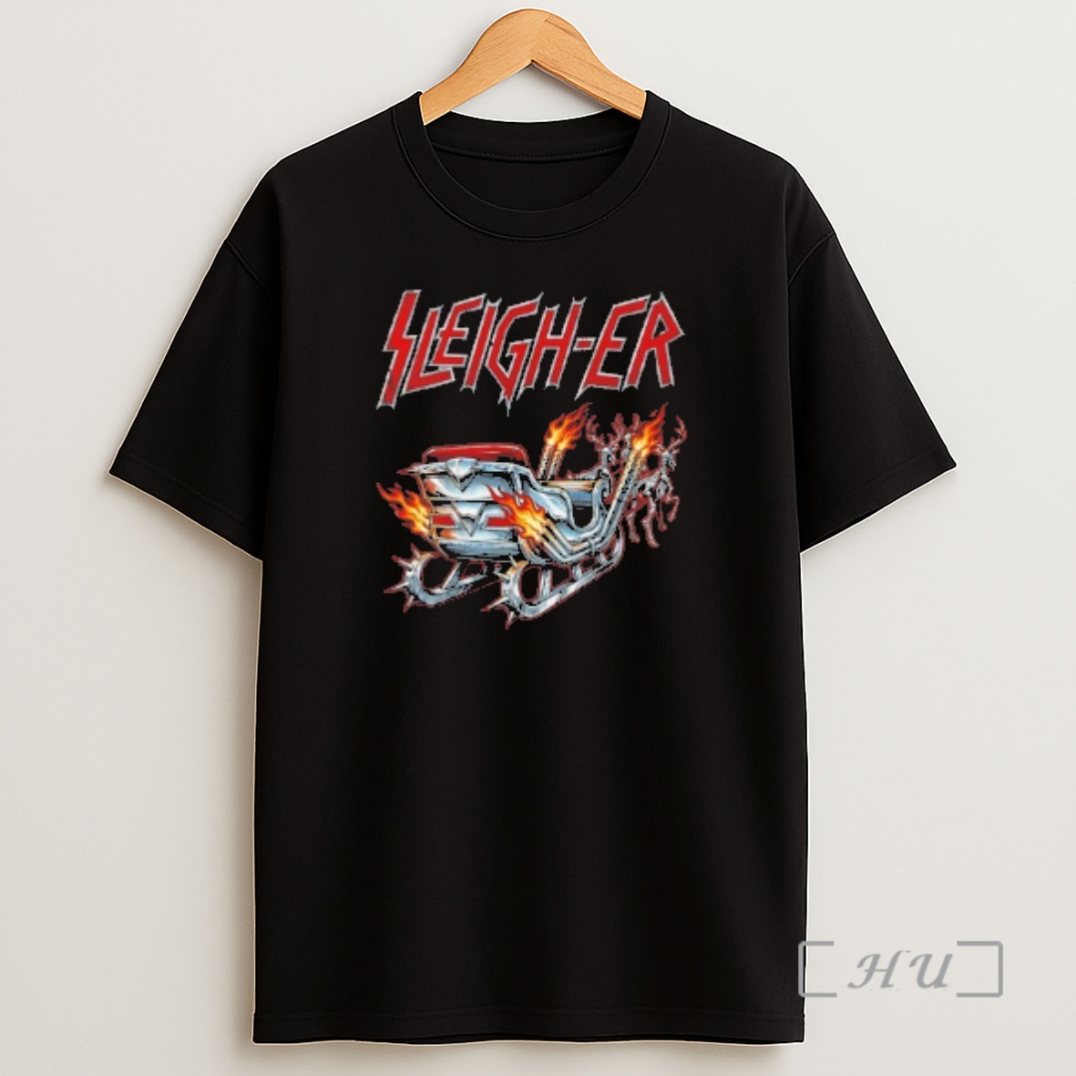 Officials Sleigh Er Flaming Sleigh Holiday Shirt Sweatshirt Tee