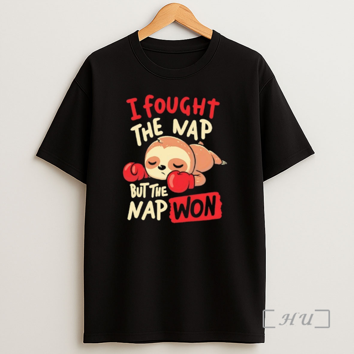Officials Sloth Boxing Gloves I Fought The Nap But The Nap Won Premium Shirt Sweatshirt Tee