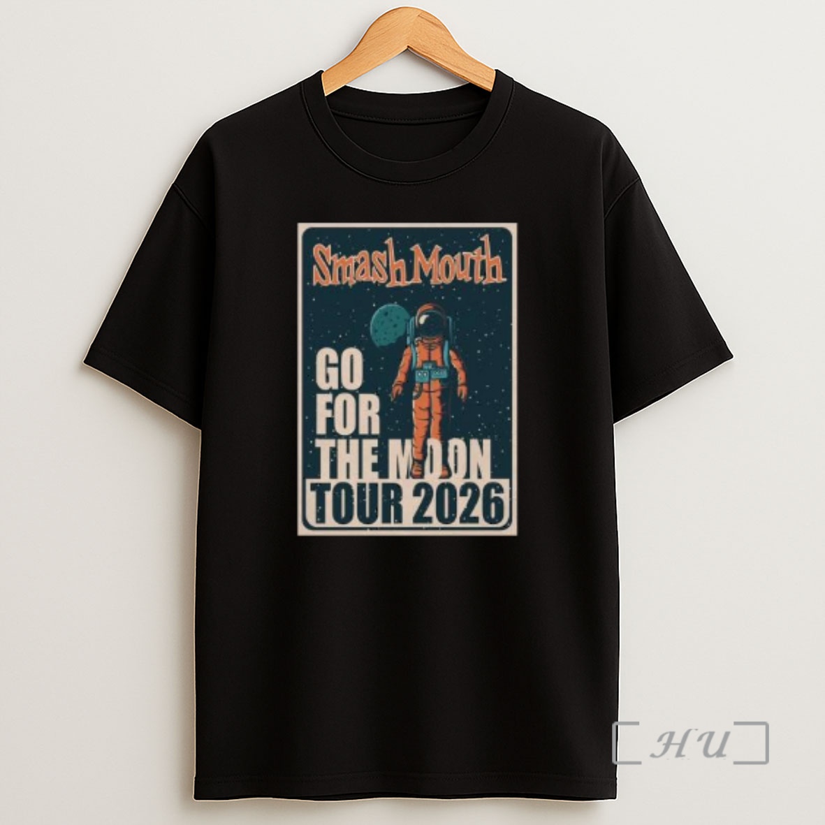 Officials Smash Mouth Go For The Moon 2026 Shows Circle Black Shirt Sweatshirt Tee