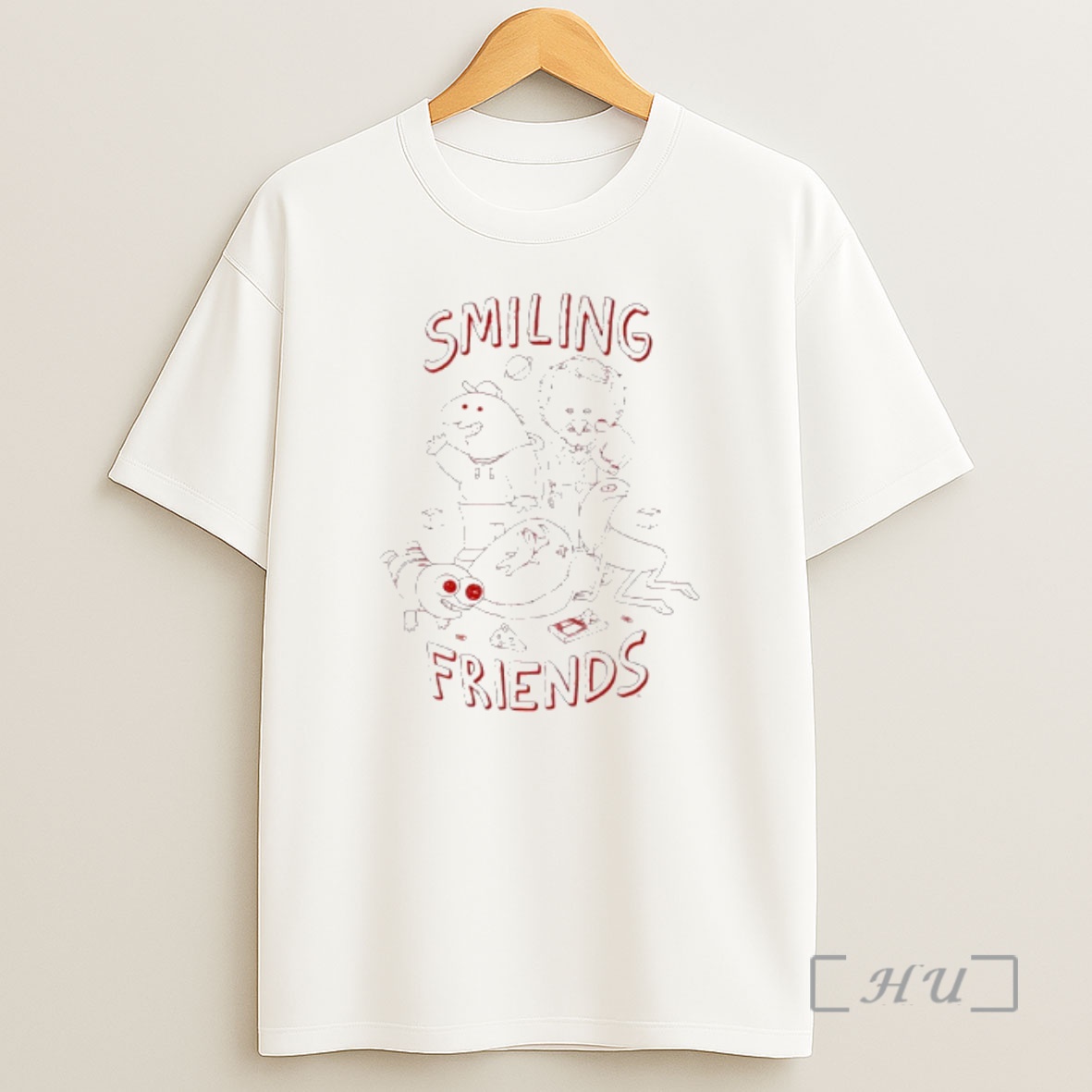 Officials Smiling Friends Group Line Characters Shirt Sweatshirt Tee