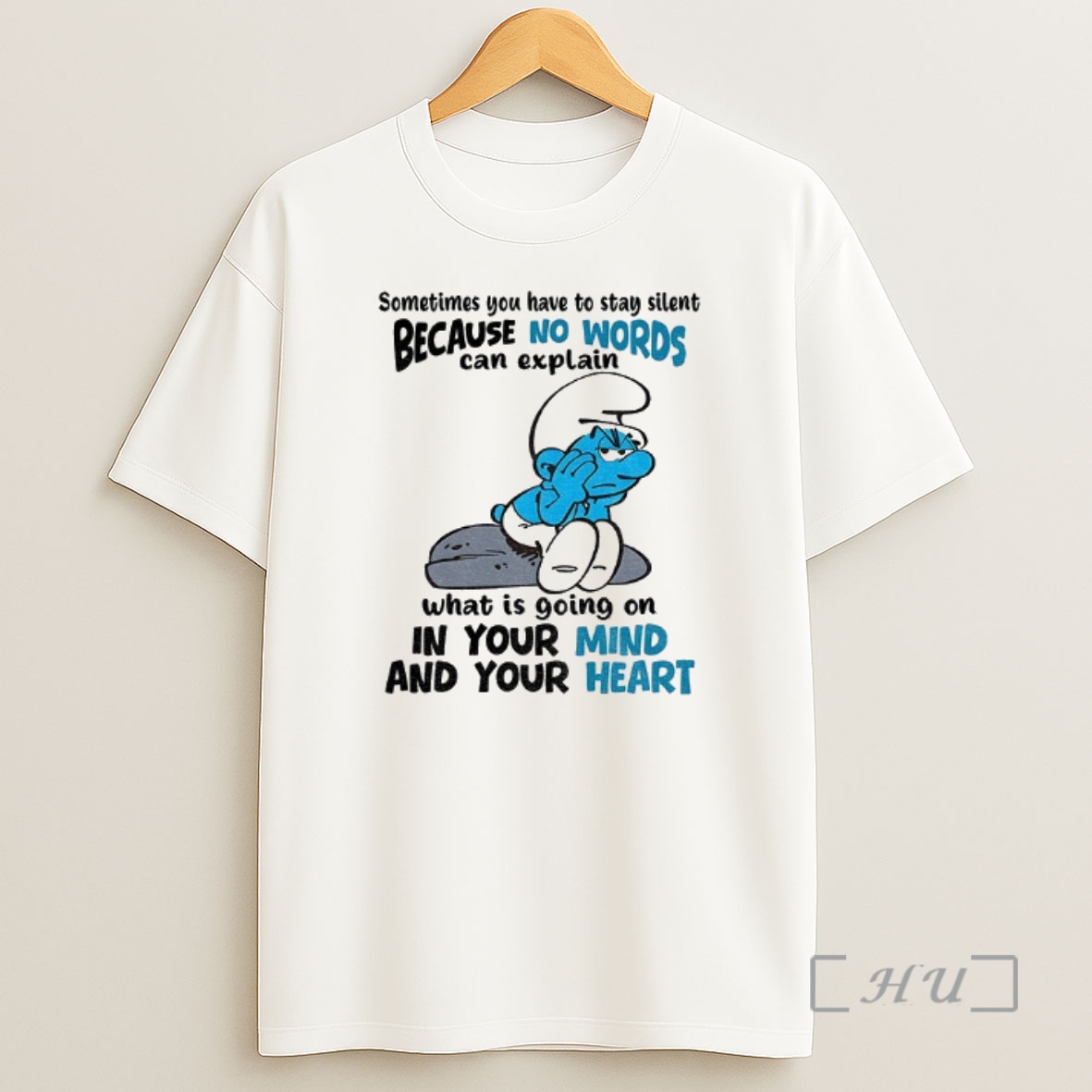 Officials Smurf Sometimes You Have To Stay Silent Because No Words Can Explain What Is Going On In Your Mind Shirt Sweatshirt Tee