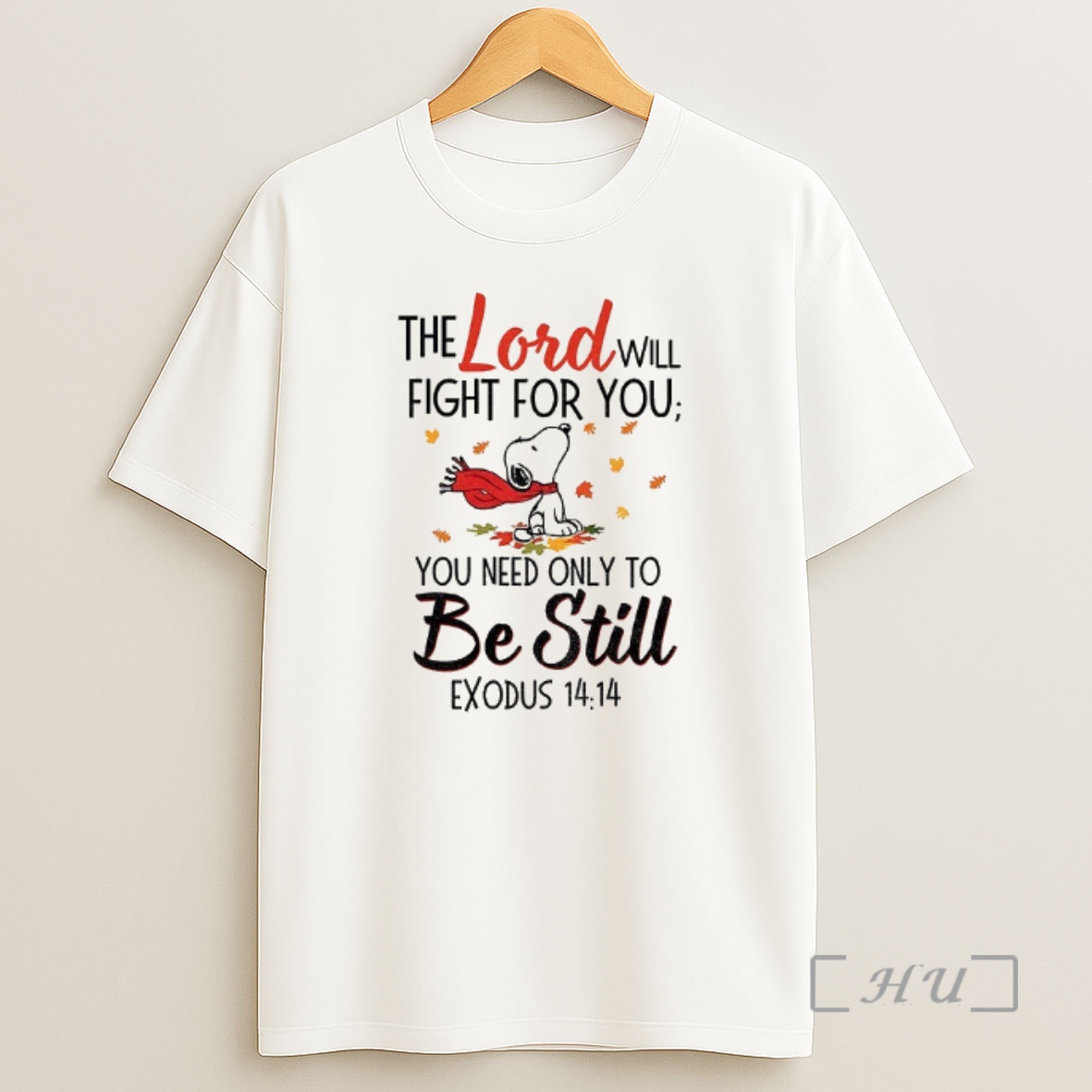 Officials Smurf The Lord Will Fight For You You Need Only To Be Still Exodus 14 14 Shirt Sweatshirt Tee