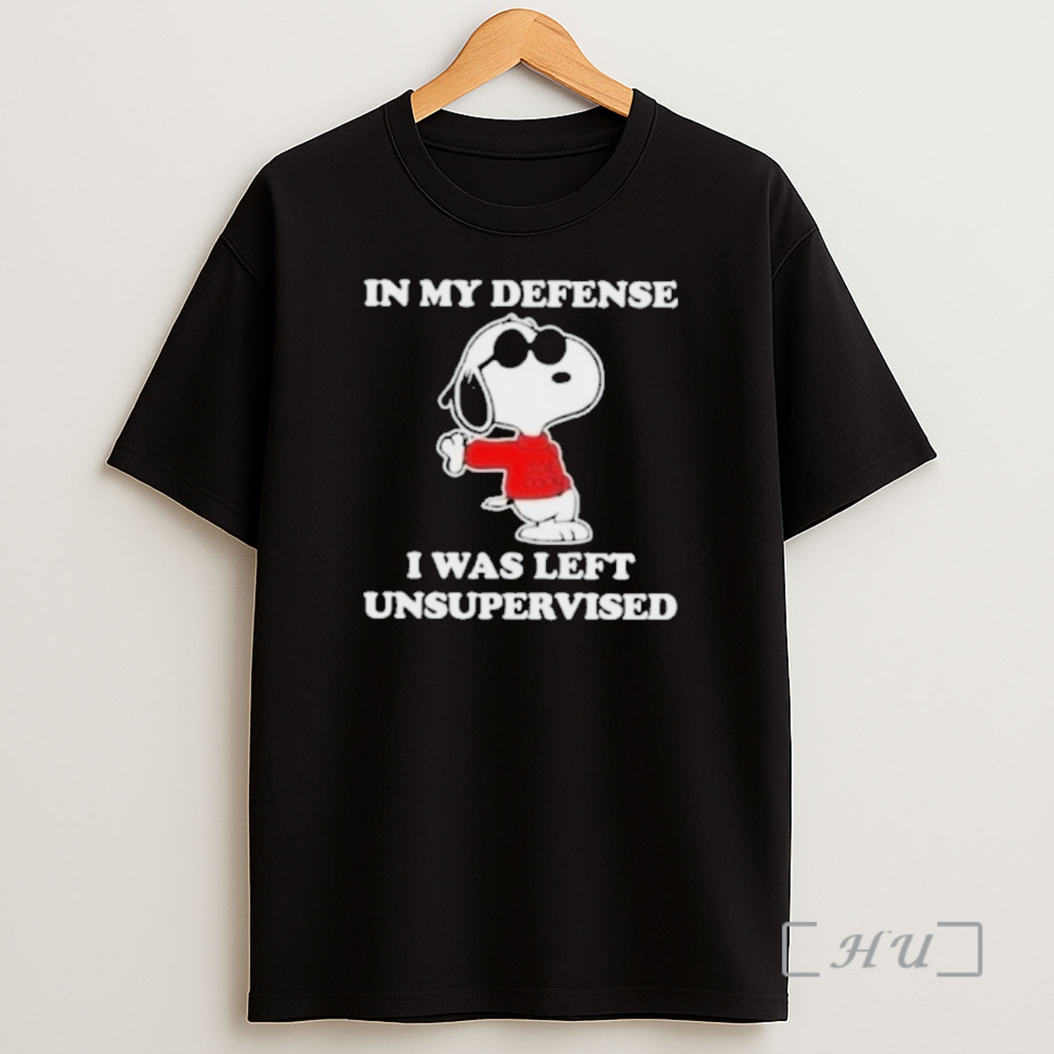Officials Snoopy Joe Cool In My Defense I Was Left Unsupervised Shirt Sweatshirt Tee