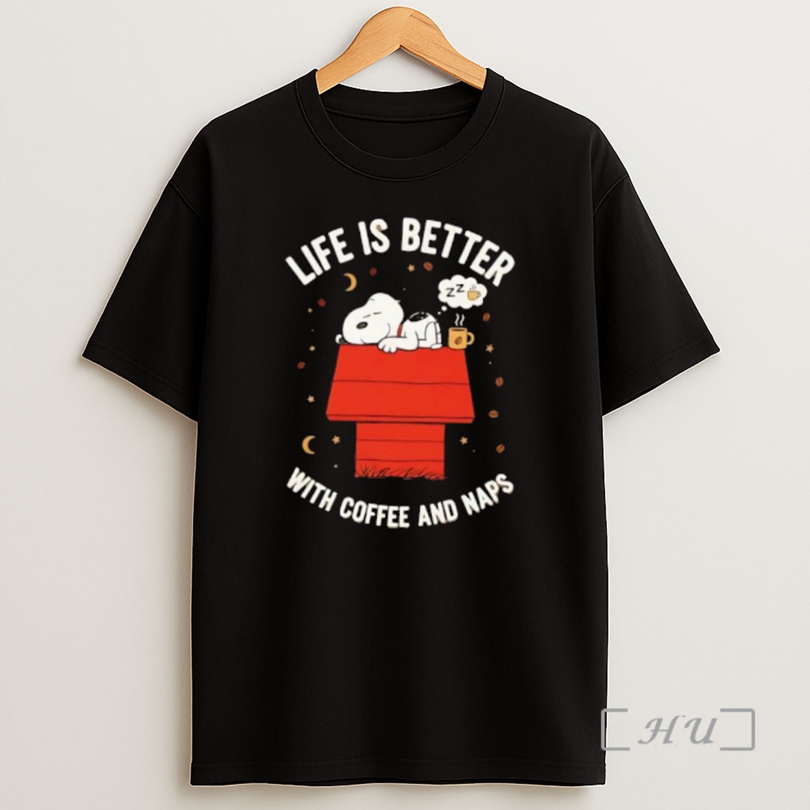 Officials Snoopy Life Is Better With Coffee And Naps Shirt Sweatshirt Tee