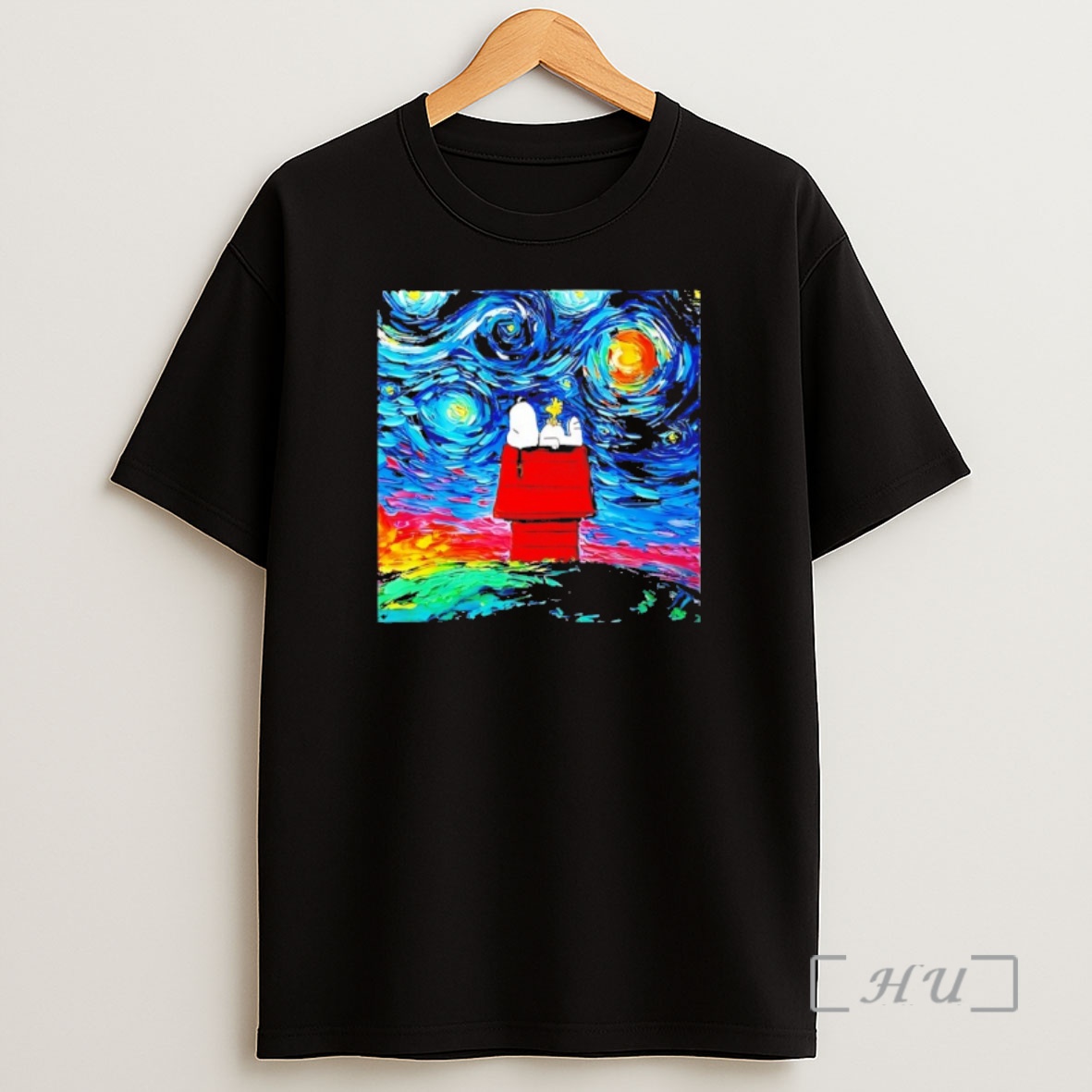 Officials Snoopy Vincent Van Gogh Starry Shirt Sweatshirt Tee