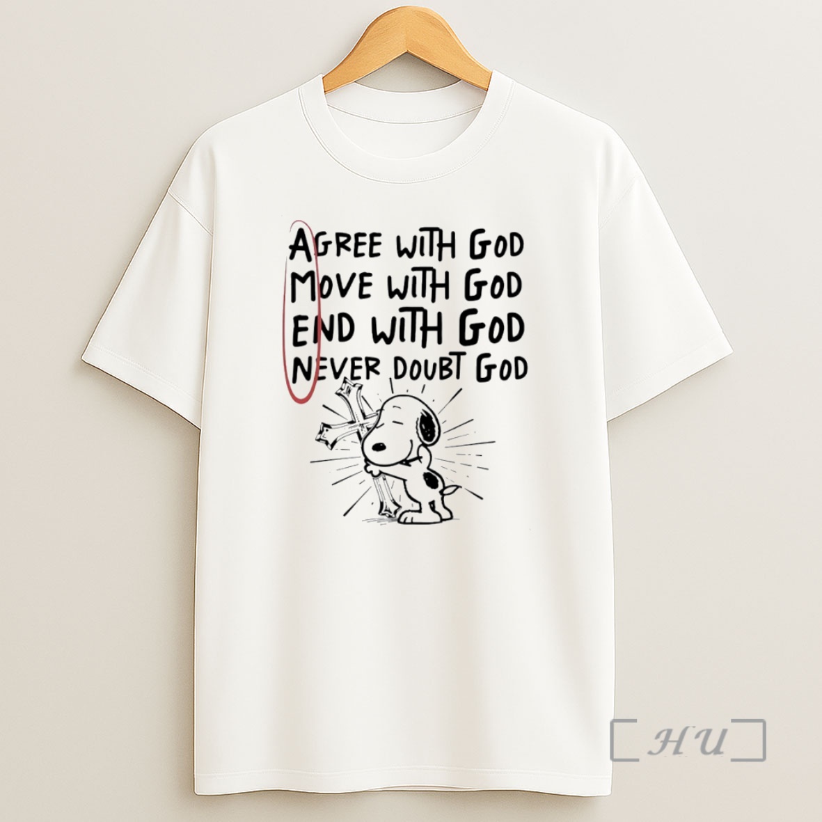 Officials Snoopy Amen Agree With God Move With God End With God Never Doubt God Circle Shirt Sweatshirt Tee