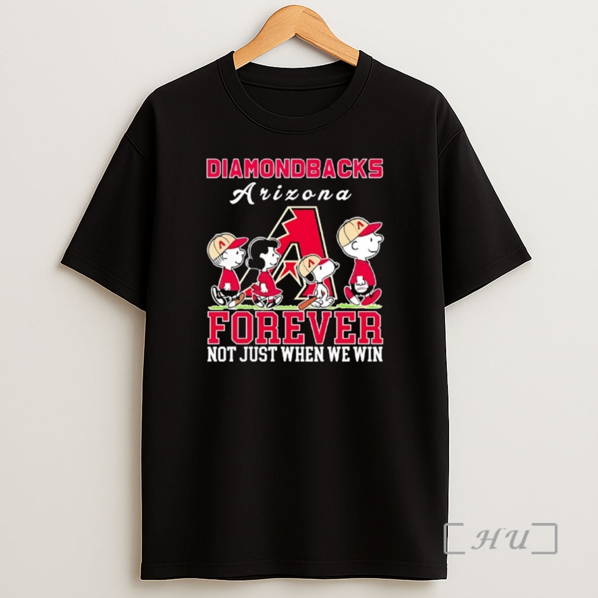 Officials Snoopy And Charlie Brown Arizona Diamondbacks Baseball Forever Not Just When We Win Shirt Sweatshirt Tee
