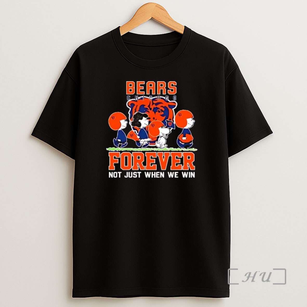 Officials Snoopy And Charlie Brown Chicago Bears Forever Not Just When We Win Shirt Sweatshirt Tee