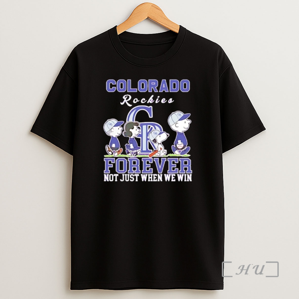 Officials Snoopy And Charlie Brown Colorado Rockies Baseball Forever Not Just When We Win Shirt Sweatshirt Tee