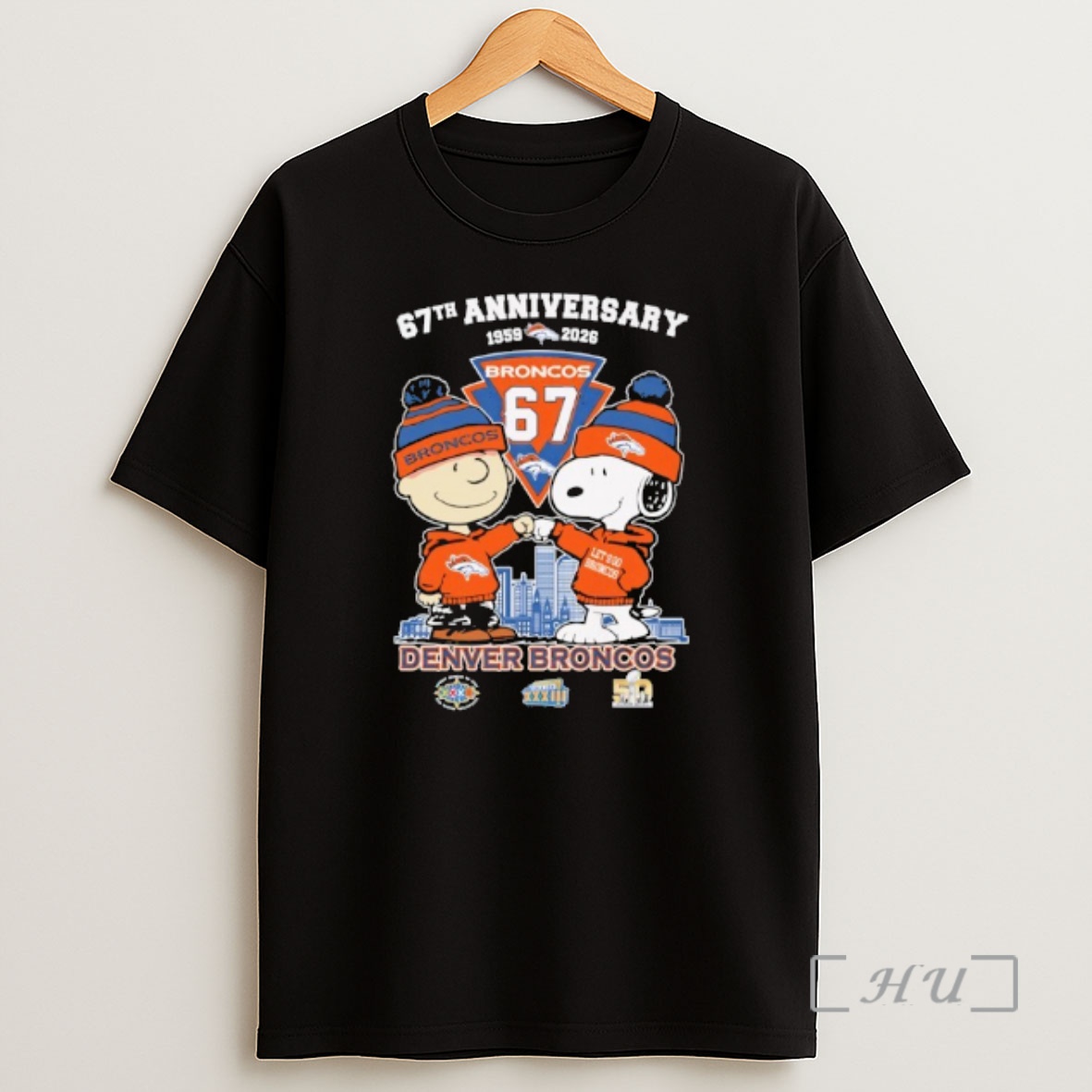 Officials Snoopy And Charlie Brown Denver Broncos 67th Anniversary 1959 2026 Thank You Shirt Sweatshirt Tee