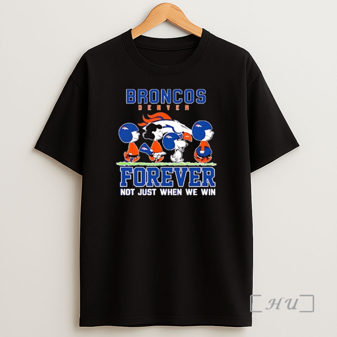 Officials Snoopy And Charlie Brown Denver Broncos Forever Not Just When We Win Shirt Sweatshirt Tee