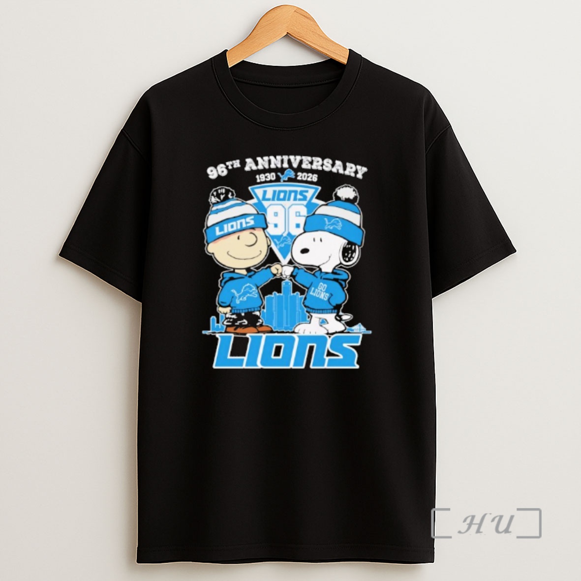 Officials Snoopy And Charlie Brown Detroit Lions 96th Anniversary 1930 2026 Thank You Shirt Sweatshirt Tee