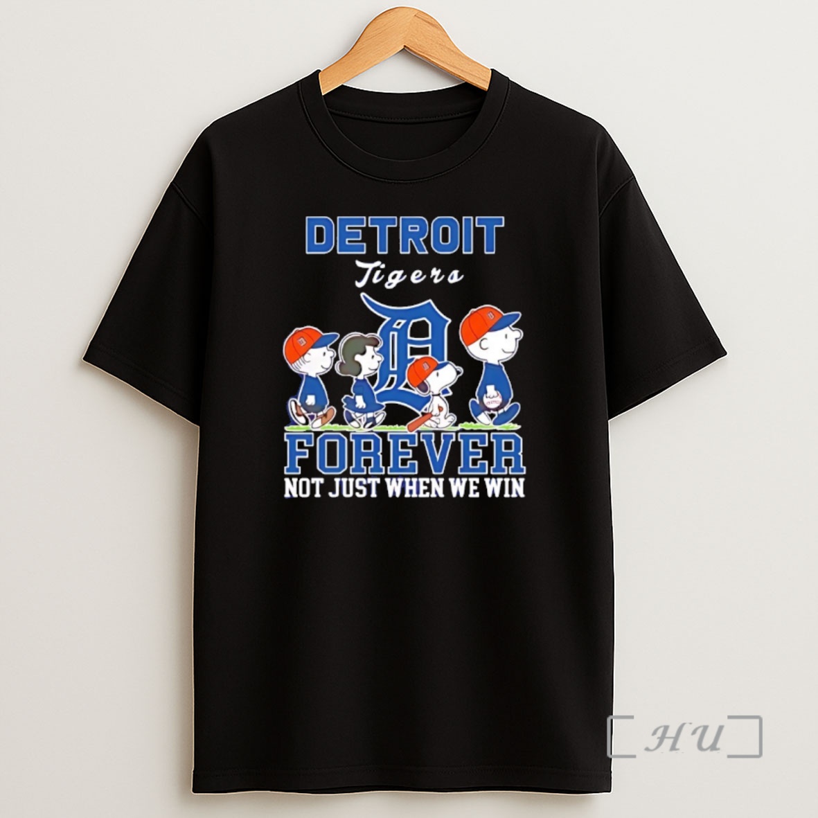 Officials Snoopy And Charlie Brown Detroit Tigers Baseball Forever Not Just When We Win Shirt Sweatshirt Tee
