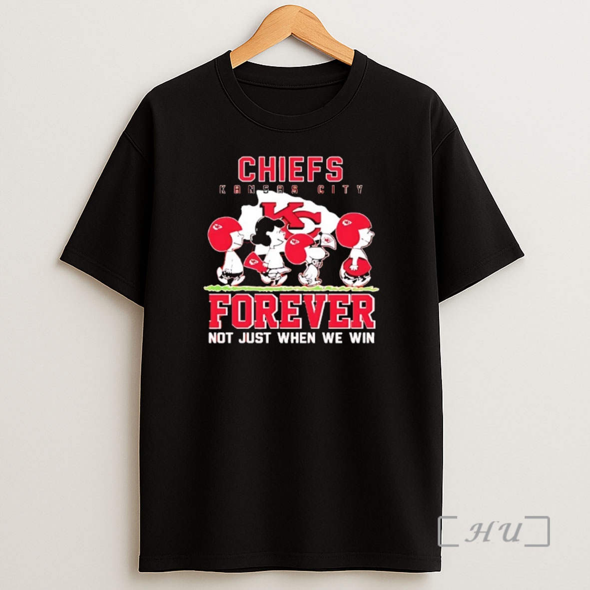 Officials Snoopy And Charlie Brown Kansas City Chiefs Forever Not Just When We Win Shirt Sweatshirt Tee