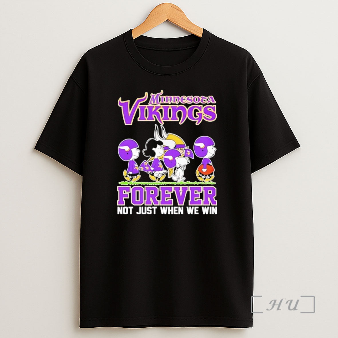 Officials Snoopy And Charlie Brown Minnesota Vikings Forever Not Just When We Win Shirt Sweatshirt Tee