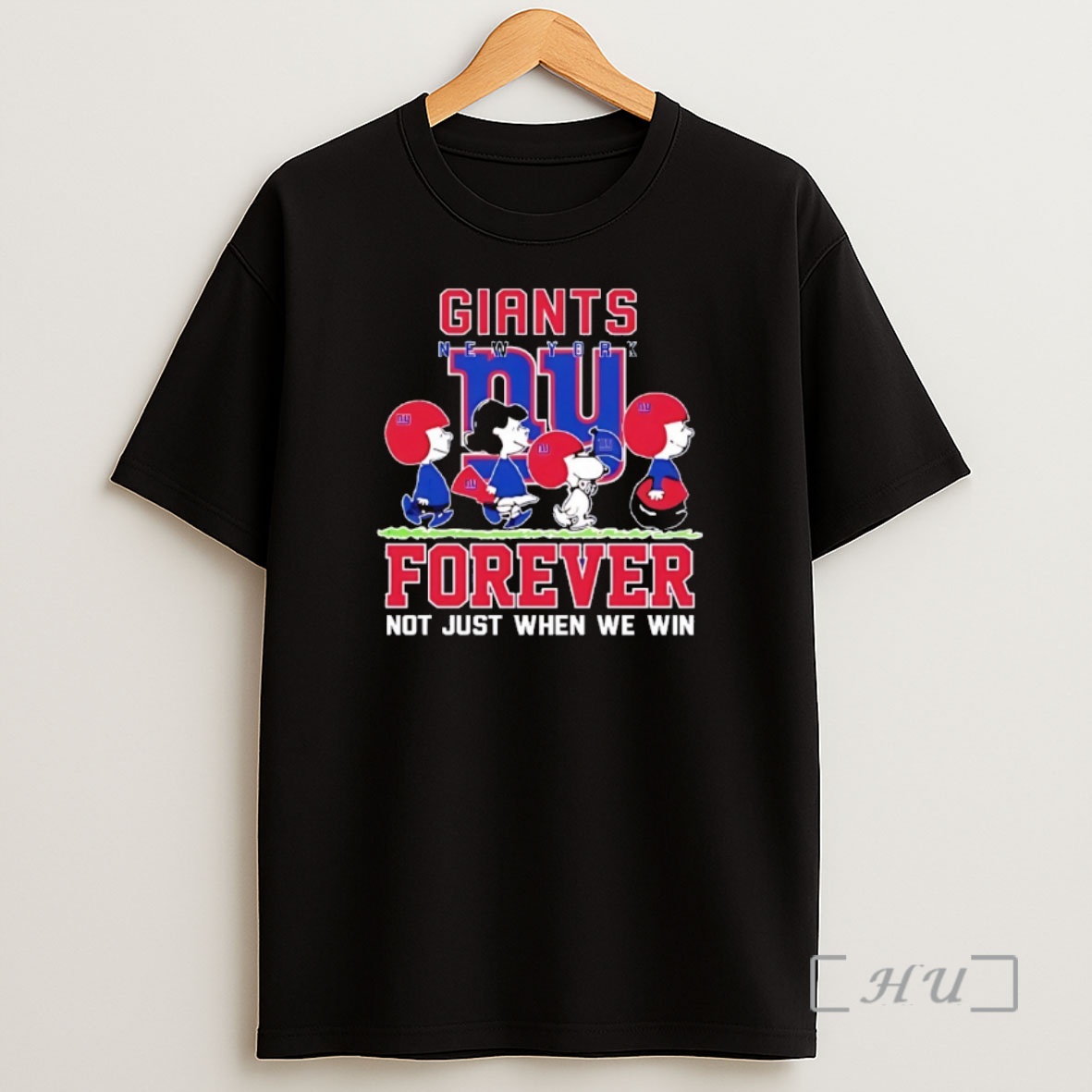 Officials Snoopy And Charlie Brown New York Giants Forever Not Just When We Win Shirt Sweatshirt Tee