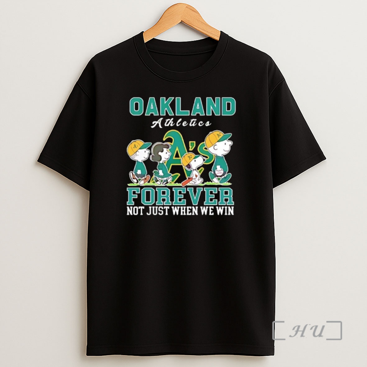 Officials Snoopy And Charlie Brown Oakland Athletics Baseball Forever Not Just When We Win Shirt Sweatshirt Tee