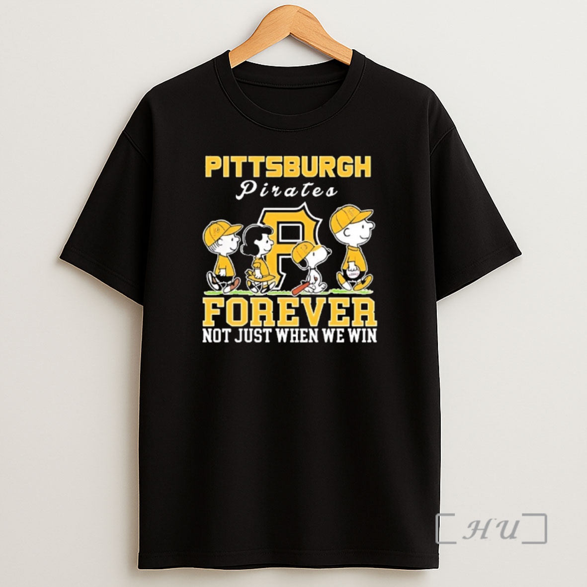 Officials Snoopy And Charlie Brown Pittsburgh Pirates Baseball Forever Not Just When We Win Shirt Sweatshirt Tee